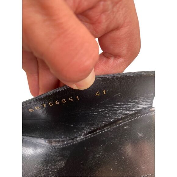 SAINT LAURENT Raven Slingback Pump in Black Size EU 41 US 8 MSRP: $895 - Picture 2 of 9